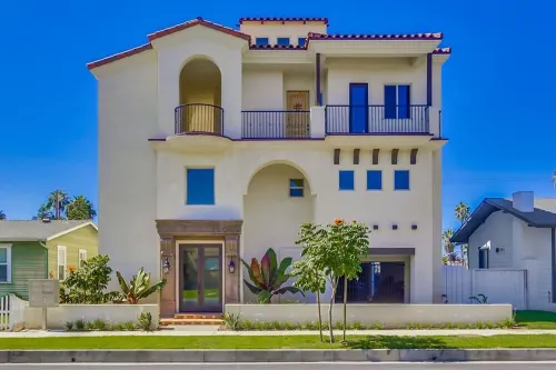 Just Blocks To Beach, Spanish Style Brand New Townhome W Panoramic Ocean View