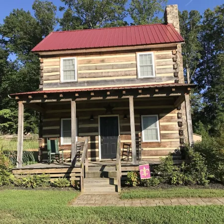 The Natchez - quiet front porch & rockers.