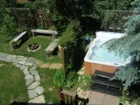 Streamside dream with hot tub