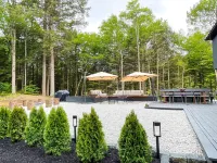 The Quechee Haus: VT Retreat with Outdoor Hot Tub