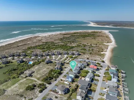 Topsail Beach Retreat with Waterway and Ocean views/access