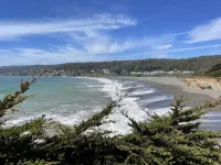 Peaceful Retreat with Ocean Views, Tall Pine Trees, and Beautiful Garden
