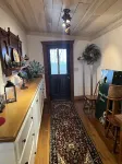 Historic Log Cabin on 200 acre farm, pasture and forest with panoramic views!