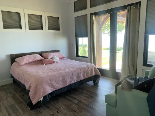 Lake Front Property. Stunning, quiet retreat with beautiful vistas and sunsets.