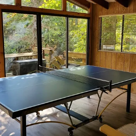 Innsbrook Falls Hideaway - Roomy lakefront Chalet w/ spacious deck & firepit