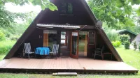Cozy Tent Roof House for up to 6 People, Free Wlan, Pet-Friendly