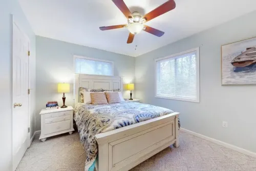 Family home tucked away on a quiet cul-de-sac in the serene community.