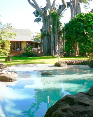 拉尼凱海灘200米度假村風格私人泳池空調度假屋·熱帶靜居(Resort-Like, 200 Meters to Lanikai Beach, Private Pool, AC, Tropical Retreat) - 按摩浴池
