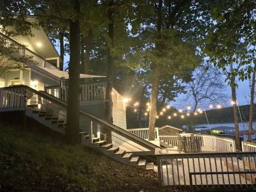 Lakefront on South Grand with Private Dock! Sleeps 8, 4 Bath - 2 full & 2 half