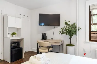 Cozy Studio with Workspace and Relaxation Amenities - Charming City Escape