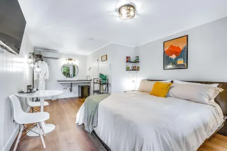 Dog-friendly hiker's studio with mountain views & fast WiFi - close to hiking