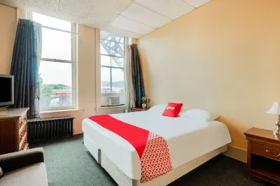 OYO Hotel Bradford Main St PA 녹스 & 칸 레일 트레일 킨주아 브리지 트레일헤드 주변 호텔