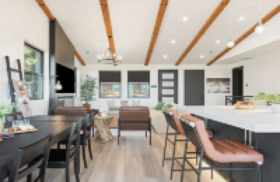 Modern Lodge Near Lake, Village, & Snow Summit Game Room, Decks, Firepit, Views