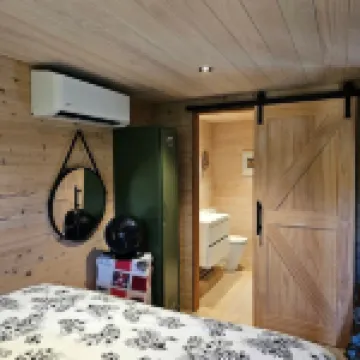 'ARE PEPE is a unique large one bedroom container style unit.