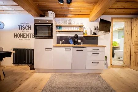 In the traditional farmhouse