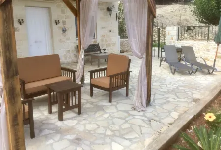 Large private apartment in a traditional Greek village with stunning views.