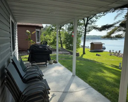 Big Pine Lakefront Retreat with Private Beach, Dock, Fire Pit & Sunset Views Hotels in Crosslake
