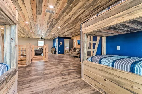 Upscale Riverfront Home w/ Beach & Fire Pit! - Balcony