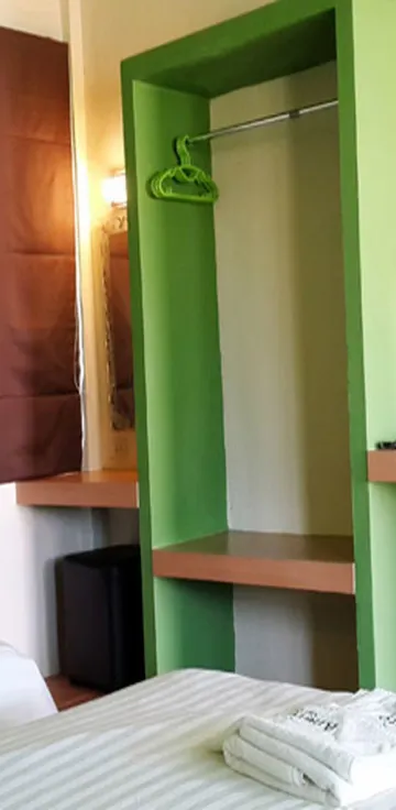 ห้องดีลักซ์ เตียงแฝด พร้อมวิวสวน