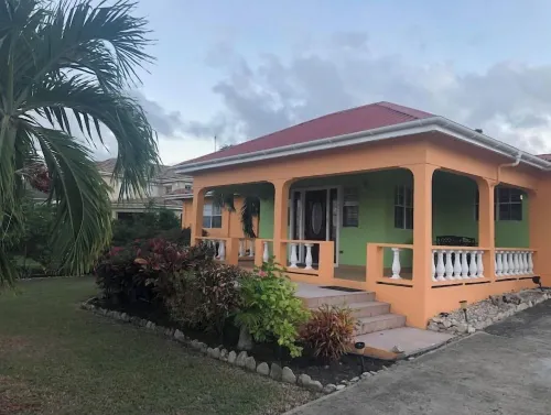 Large family villa with ocean view and gardens