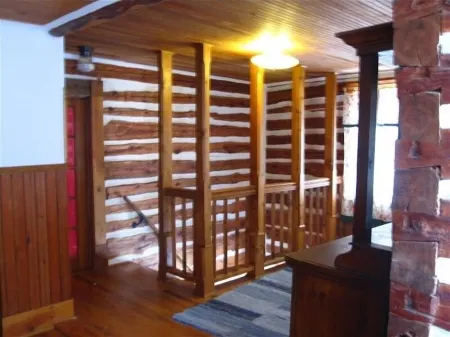 Historic 2 Story Hand-Hewn Log Cabin Next to Yellowstone Park