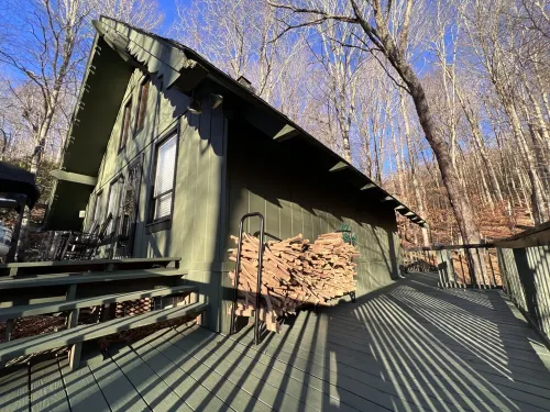 4 min Beech Mtn. Gem: Cabin Retreat near Slopes & Trails Pet friendly