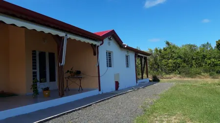 Accommodation with swimming pool quiet location in greenery 5 minutes from amenities and beaches