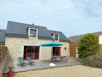 Stone House in Cleder near Sandy Beach