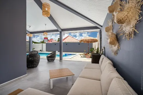 Villa d'Exception avec Piscine - 3 Min de la Plage 4 chambres climatisées - 4-Sterne