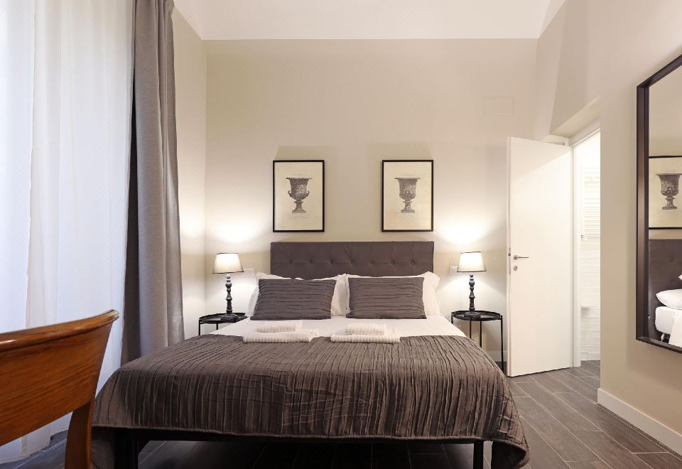 레지덴자 비토리아 로마의 아늑한 객실 내부