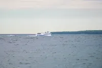 Walkable St Ignace Condo w/ Lake Huron Views - 3-Star