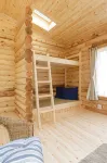 Natural HotSpring with Log House Hotels near Komaiko Station