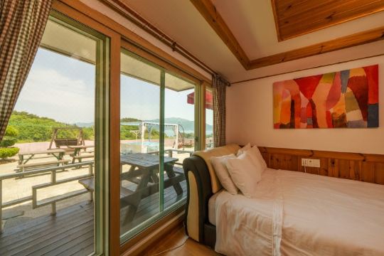 객실 테라스 뷰