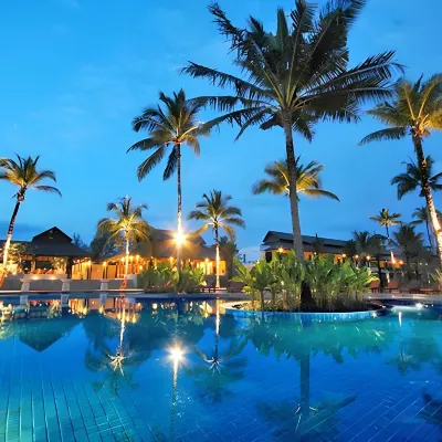 ปาล์ม แกลเลอเรีย รีสอร์ท โรงแรมใกล้หาดปากวีป