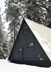 Vintage A-frame Cabin with Private River and Scenic Views