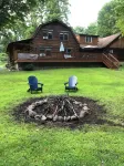 LOG  CABIN IN ZEN FOREST