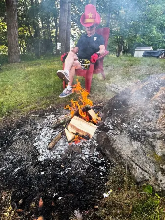 Cozy lakefront home on Dowling Lake, Superior WI. Private dock w/Kayaks.