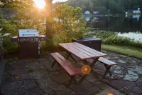 Magical lakeside retreat with hot tub + dog friendly!