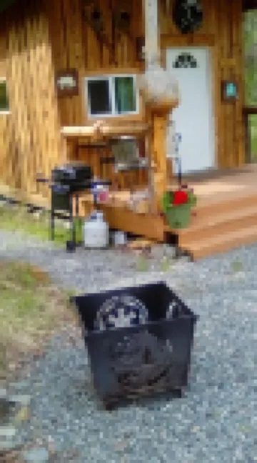 One bedroom cabin with inside toilet and stand up loft.  PET FRIENDLY!