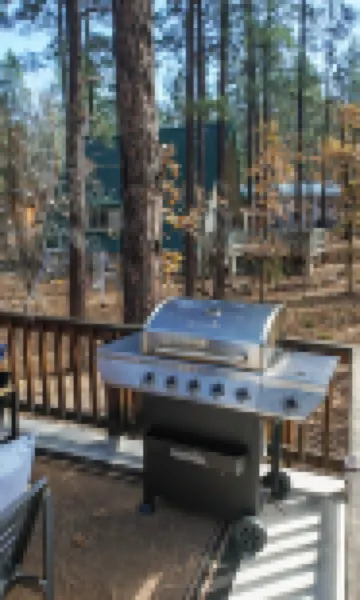 A cozy treehouse cabin in the heart of Pinetop.