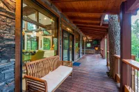 Ultimate Group Getaway: Modern Cabin w/ Hot Tub, Foosball, Playset & Arcade - 5-Star