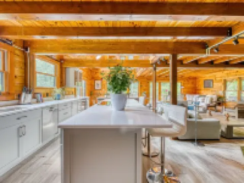 Luxurious & Enchanting Log House in Heart of Hudson Valley/Catskills, Upstate NY アルスターのホテル