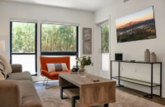 Pets Stay Free • Private Terrace • Elevator • King Beds • In-Unit W/D