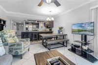 Steps from the stunning 'no-drive' section of New Smyrna Beach!