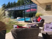 Logement Avec Piscine Couverte Chauffée et spa Privatifs, vue Panoramique
