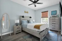 "Brand New Luxury Beach House  Vilano Beach " Walk to Beach " Heated Pool