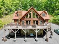 #1 PRVT. BLACK-MT. LUX LOG ESTATE. / HOT TUB / GAME RM / PETS / 2 FIRE PL. 6/6.5 Hotels in McDowell County