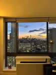 Skyline Views from a Luxe High Rise in NYC