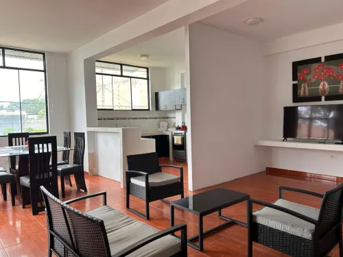 Departamento amoblado de 3 habitaciones céntrico tarapoto en el tercer piso