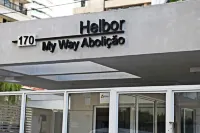 Flat No Novo edifício Conceito Com Linda Vista Mar